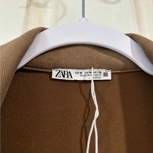 Zara Brown light coat - Picture 2 of 3